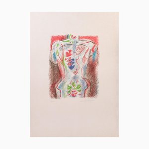 André Masson, Torse Tatoué, Lithograph, 1947