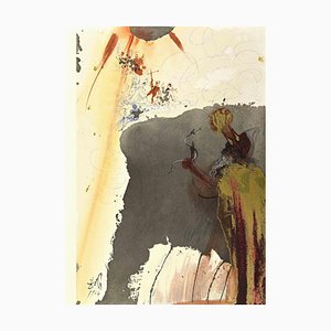 Salvador Dalí, De Petra Exivit Aqua, Litografía, 1964
