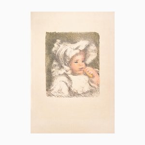 Pierre Auguste Renoir, L'Enfant au Biscuit (Jean Renoir), Lithograph, 1899