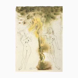 Salvador Dalí, Peccatum Originis, Lithograph, 1964