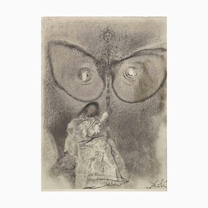 Salvador Dalí, Antequam Exires De Vulva ..., Lithograph, 1964