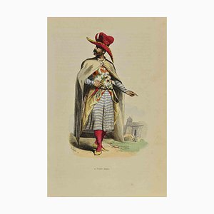Auguste Wahlen, Noble Arab, Lithograph, 1844