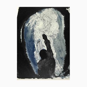 Salvador Dalí, Ieremiæ Prophetia Contra Regem Ioachin, Lithograph, 1964