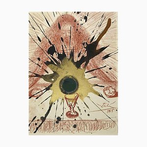 Salvador Dalí, La sangre de la nueva alianza, Litografía, 1964