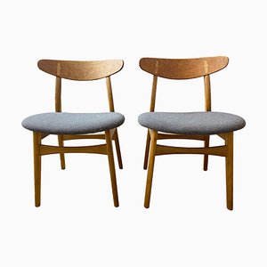 Set of Dining Chairs by Hans Wegner for Carl Hansen & Son, 1950s