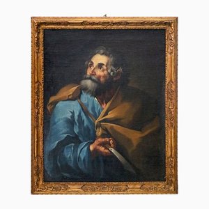 Neapolitan School Artist, Apostle Thaddeus, 17th Century, Oil on Canvas