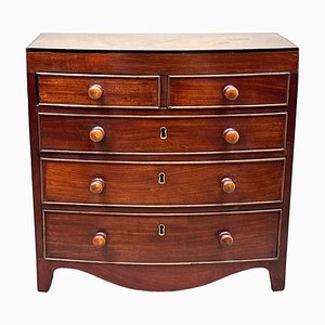 Regency Mahogany Miniature Bowfront Chest, 1830