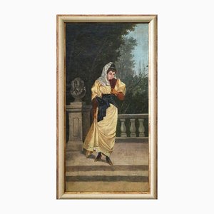 James Abott McNeil Whistler, Figure of an Upper Class Woman, 1800s, Oil on Canvas