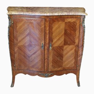 Mueble auxiliar francés antiguo serpentino, años 10