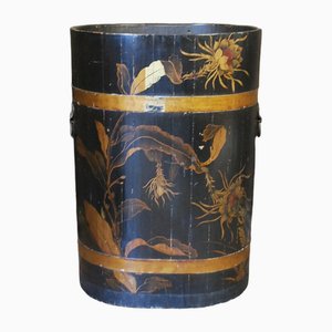 Antiker Bemalter Regenschirm / Stockständer, 1900