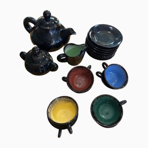 Teeservice von Keraluc, 1950er, 10er Set