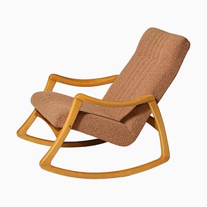 Mid-Century Bentwood Rocking Chair from Ton, Former Czechoslovakia, 1960s