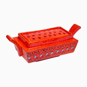 Italian Ceramic Incense Burnery attributed to Roberto Rigon for Bertoncello, 1960s