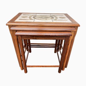 Scandinavian Nesting Tables, Set of 3