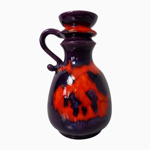 Pop Art Lava Ceramic Vase by Walter Gerhards, Germany, 1970s