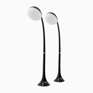 Lampione Stehlampen von Fabio Lenci für Iguzzini, 1960er, 2er Set
