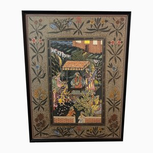 Gerahmtes Vintage Mogul-Kunstwerk, 1960er