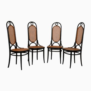 No. 207 R Wooden Chair Dining in Brown by Michael Thonet for Thonet, Set of 4
