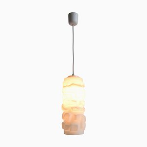 Pendant Lamp in Opal Glass by Ivan Jakeš, 1960