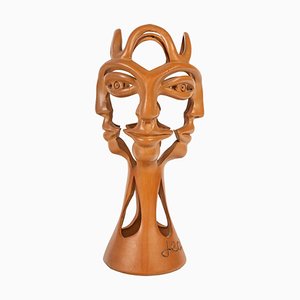 Terracotta Sculpture attributed to Jean Marais, 1970s