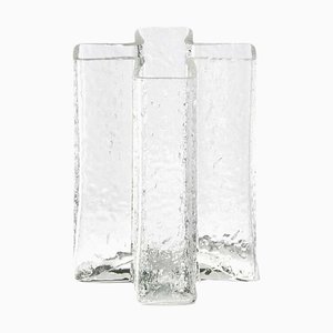 Cross Blown Glass Vase by Bodil Kjaer for Cassina
