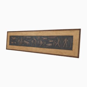 Dekorative Wandplatte aus Kupfer von Laurana Rame Darte, 1950er