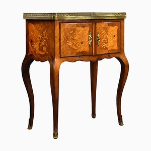 French Marquetry Side Cabinet, 1870s