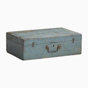 Antique Case with Light Blue Patina, 1920