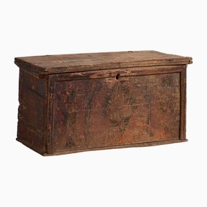 Cajonera antigua pequeña en tonos rojos, 1920