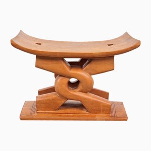 Afrikanischer Ashanti Wisdom Hocker, 1950er