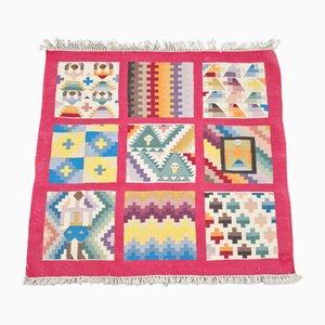 Abstrakter Vintage Kelim Wandteppich, 1960er