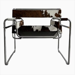 Butaca Wassily de Marcel Breuer para Gavina, años 70