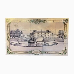 Print on Tiles mit dem schwedischen Königsschloss Drottningholm von G. Asplund, 15 . Set