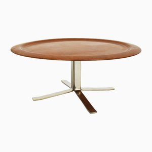 Coffee Table with Swivel Top in Plywood by Gianni Moscatelli for Formanova, Italy, 1968