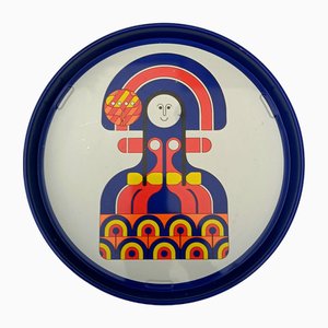 Metal Tray by Estudio Baqués for Simel, 1970s