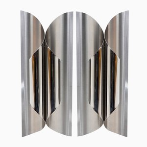 Französische Wandleuchten von Maison Charles für Maison Charles, 1970er, 2er Set