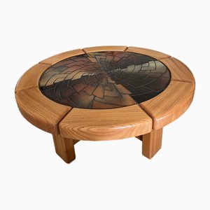 Table Basse en Orme par Francois Sénac