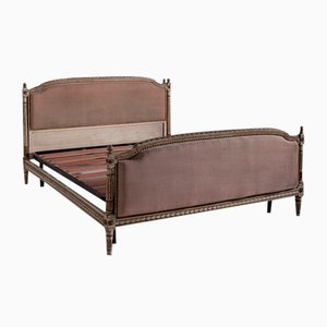 Cama francesa barroca rosa, década de 1900