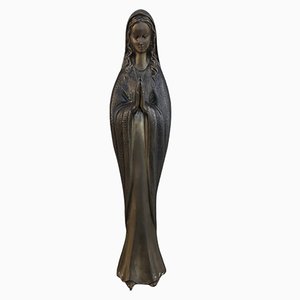 Estatua de la Santísima Virgen de bronce de Biondan Vr, años 90