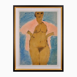 John Emanuel, I Can't Stay Away from You, 1980s, Watercolour, Framed