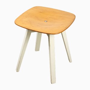Vintage Plywood Cross-Joint Stool by Niko Kralj for Stol Kamnik, 1954