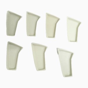 White Lacquered Ceramic Ashtray by Antonia Campi for Verbano, 1950s