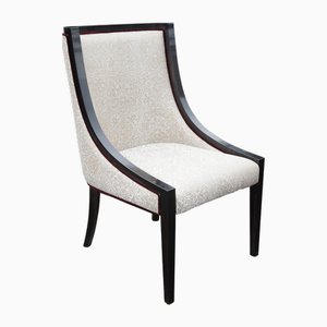 Empire Revival Gondola Dining Chair with Ebonised Frame