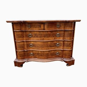 German Chest of 4 Drawers in Walnut, 1970s