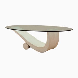 Italian Glass Coffee Table, Italy, 1970s