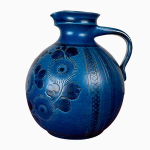 Deutsche Mid-Century Studio Keramik Karaffe Vase von Wilhelm Kagel, Partenkirchen, 1960er