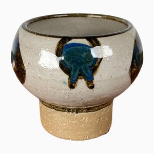 Mid-Century Danish Studio Pottery Candleholder in Stoneware from Søholm, 1960s