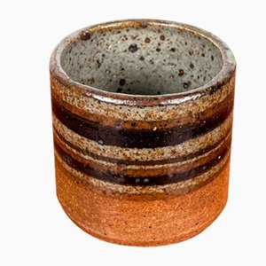 Vaso Mid-Century Studio in ceramica di Salling Pottery, Danimarca, anni '60