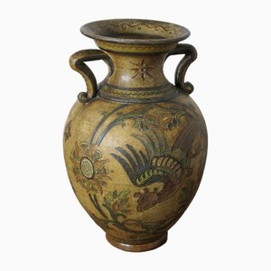 Italienische Vintage Vase mit Drachen, 1950er