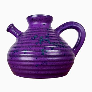 Brocca vintage viola di Marei Majolikafabrik Jean Fuss & Sohn, Rheinbach, Germania, anni '70